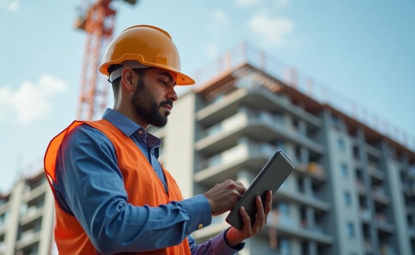 Construction Lead Generation Strategies - Professional Construction Team Working on Building Site Project Management