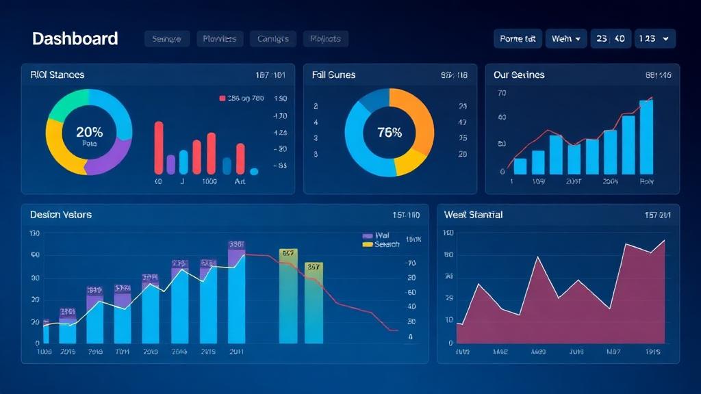 Digital Marketing ROI Dashboard - Measuring success for service businesses