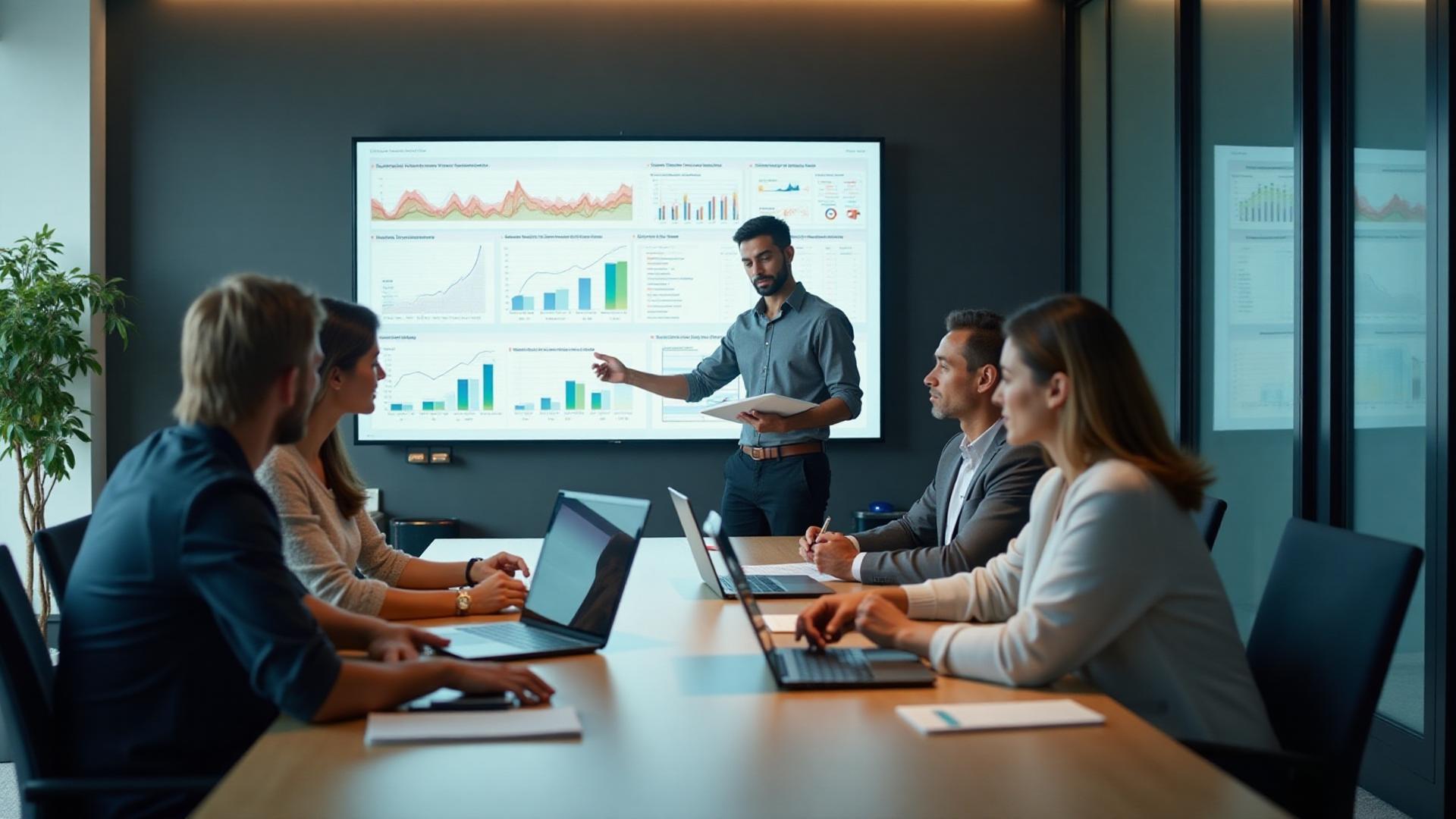 Digital strategy planning session with business transformation roadmap