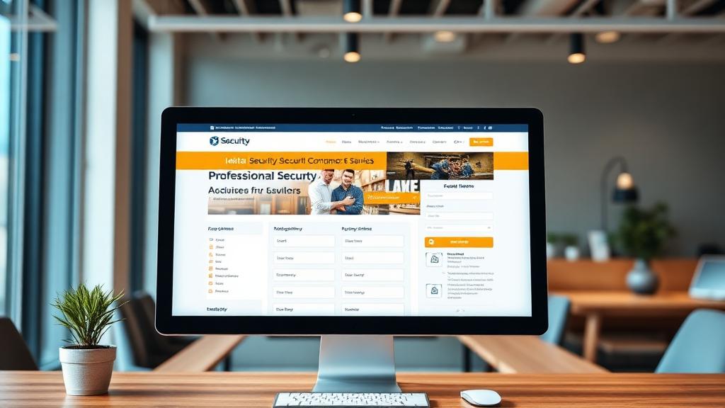 Professional security team monitoring surveillance systems - lead generation guide